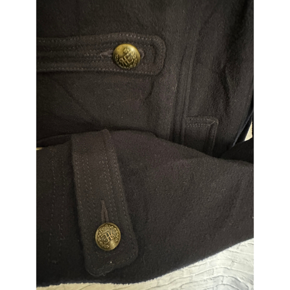 Vintage American Eagle Outfitters Military Jacket L Navy - Picture 5 of 6